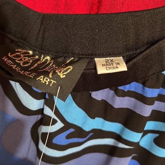 NWT Bob Mackie wearable Art skirt - Picture 5 of 8